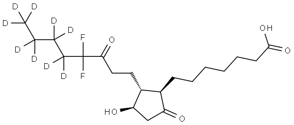 Lubiprostone-d9.
DISCONTINUED. See L473503 Structural