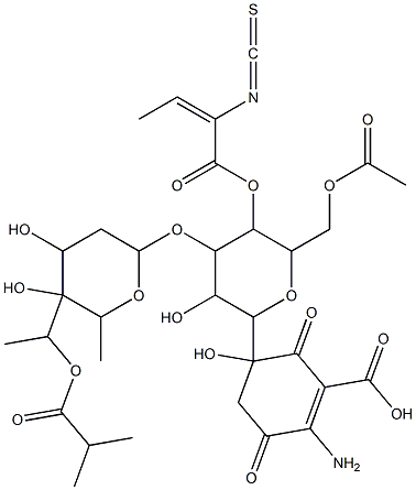 O-demethylpaulomycin B Structural