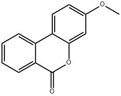 3-methoxy-6H-benzo[c]chromen-6-one Structural