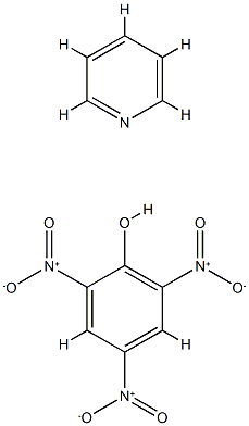 Phenol,2,4,6-trinitro-, compd. with pyridine (1:1) Structural