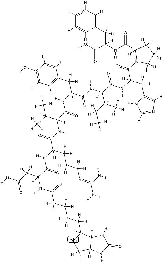 Biotinyl-angiotensinII Structural