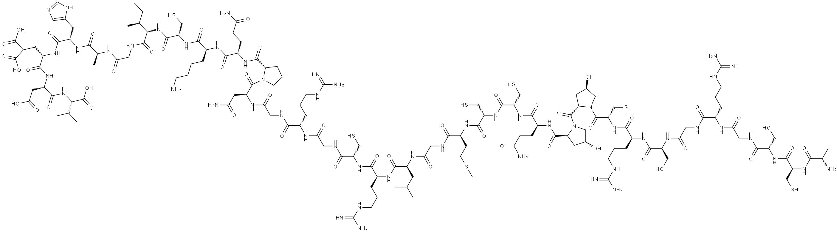 conotoxin GS Structural