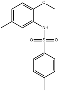 N-(2-methoxy-5-methylphenyl)-4-methylbenzenesulfonamide（WS203332） Structural