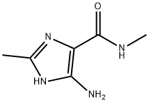 Imidazole-4(or 5)-carboxamide, 5(or 4)-amino-N,2-dimethyl- (6CI) Structural