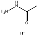 Acetic  acid,  hydrazide,  conjugate  monoacid  (9CI) Structural