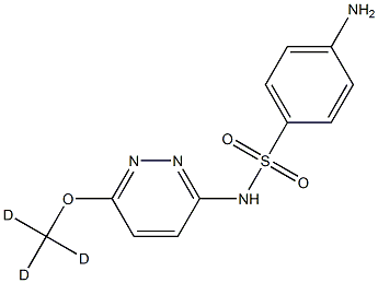SulfaMethoxypyridazine-D3 Structural
