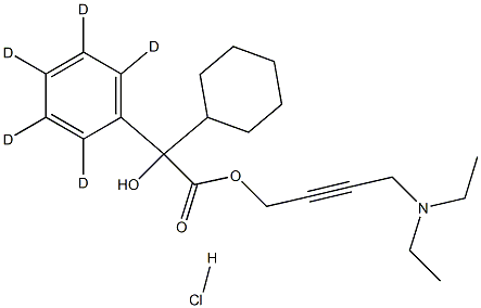 Oxybutynin chloride-(phenyl-d5)
		
	 Structural