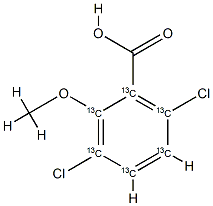 Dicamba-(phenyl-13C6)
		
	 Structural