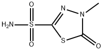 delta2-1,3,4-Thiadiazoline-2-sulfonamide, 4-methyl-5-oxo- (6CI) Structural