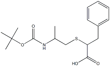 tert-butoxycarbonylalanyl-psi-thiomethylene-phenylalanine Structural