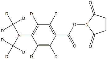 DMABA-d10 NHS ester Structural