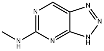 v-Triazolo[4,5-d]pyrimidine, 5-methylamino- (6CI) Structural