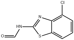 Formamide,N-(4-chloro-2-benzothiazolyl)-(9CI) Structural