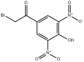 alpha-bromo-4-hydroxy-3,5-dinitroacetophenone Structural