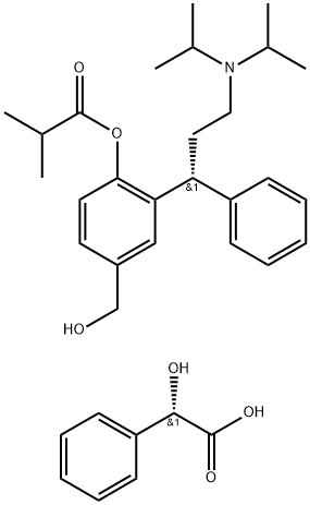 Fesoterodine ((S)-2-hydroxy-2-phenylacetic acid) Structural