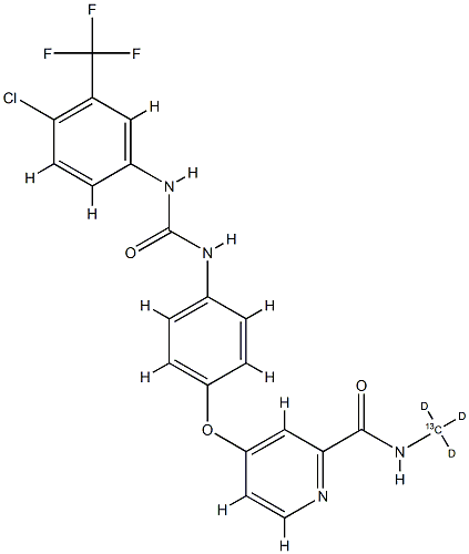 Sorafenib 13C D3 Structural