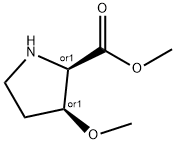 D-Proline, 3-methoxy-, methyl ester, (3S)-rel- (9CI) Structural