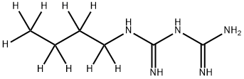 Buformin-d9 Hydrochloride Structural