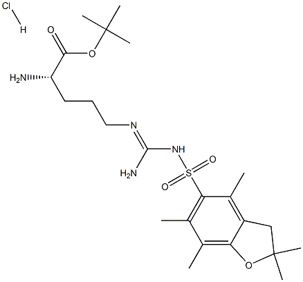 H-Arg(Pbf)-OtBu · HCl Structural