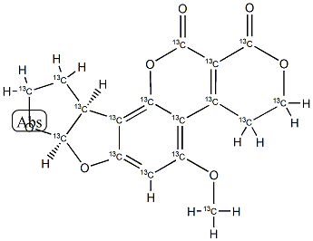 Aflatoxin G2-<sup>13</sup>C<sub>17</sub> Structural