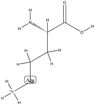 L-SelenoMethionine-(Methyl-13C) Structural