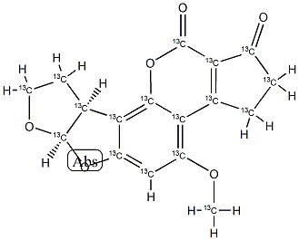 Aflatoxin B2-<sup>13</sup>C<sub>17</sub> Structural