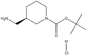 R-3-(AMINOMETHYL)-1-N-BOC-PIPERIDINE-HCl Structural