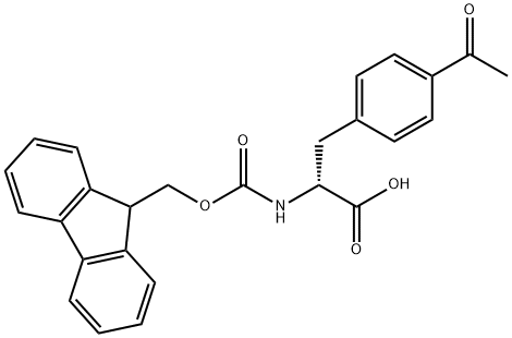 (9H-Fluoren-9-yl)MethOxy]Carbonyl D-4-Acetylphe Structural