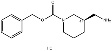 R-3-(AMINOMETHYL)-1-N-CBZ-PIPERIDINE-HCl Structural