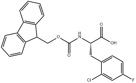 (9H-Fluoren-9-yl)MethOxy]Carbonyl L-2-Chloro-4-fluorophe Structural