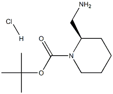 R-2-(AMINOMETHYL)-1-N-BOC-PIPERIDINE-HCl Structural