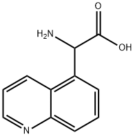 AMino(quinolin-5-yl)acetic acid Structural