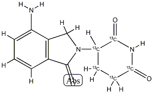 rac Lenalidomide-13C5 Structural