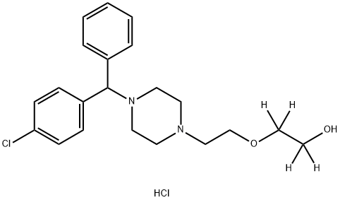 Hydroxyzine-d4 2HCl Structural