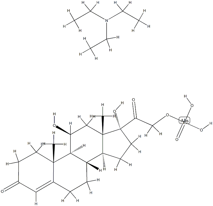 HYDROCORTISONE PHOSPHATE TRIETHYLAMINE (200 MG) Structural