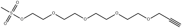 Propargyl-PEG5-Mes Structural