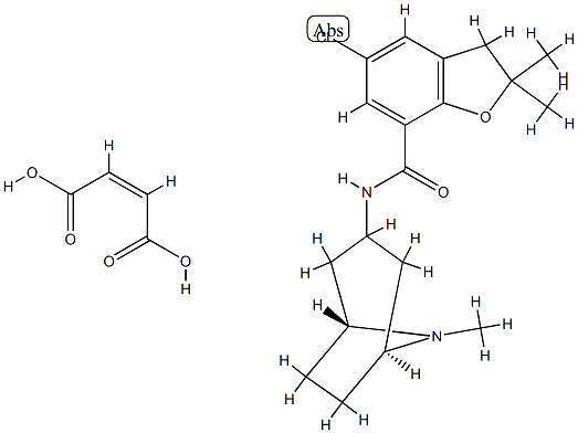 Zatosetron Maleate Structural