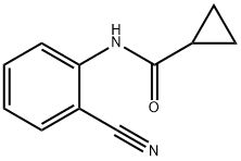 N-(2-cyanophenyl)cyclopropanecarboxamide Structural