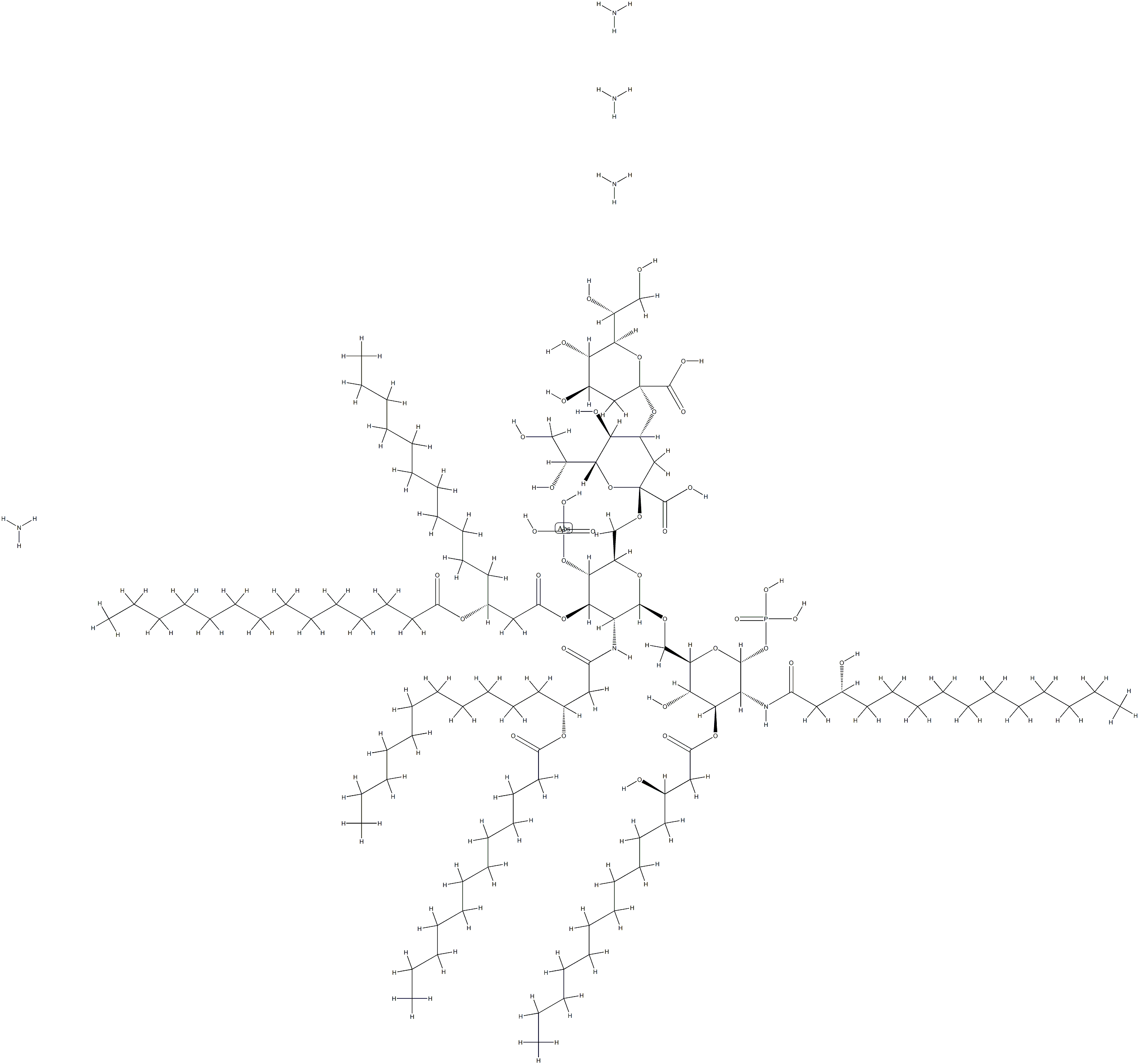 Di[3-deoxy-D-Manno-octulosonyl]-lipid A (aMMoniuM salt) Structural