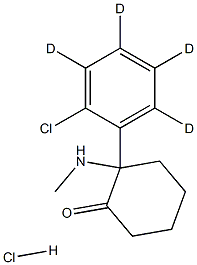 Ketamine-D4 HCl Structural