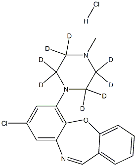 Loxapine-d8 Hydrochloride Structural