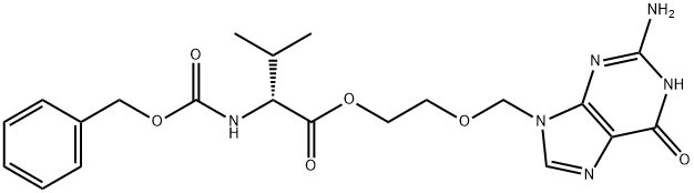 N-Carboxybenzyl D-Valacyclovir Structural