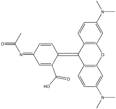 acetamidotetramethylrhodamine Structural