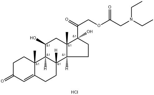 hydrocortamate hydrochloride Structural