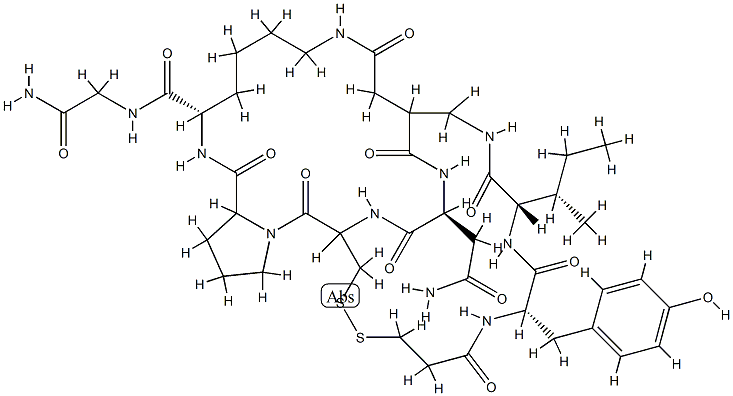 oxytocin, Mpa(1)-cyclo(Glu(4)-Lys(8))- Structural