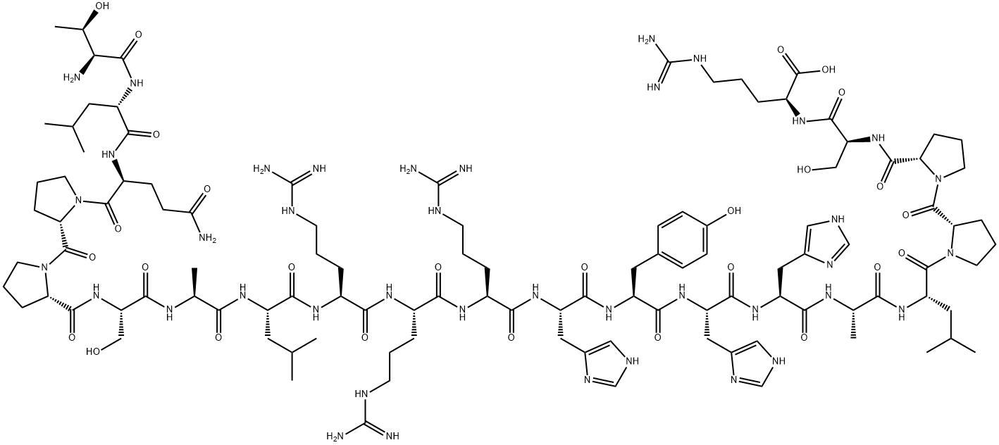 H-Thr-Leu-Gln-Pro-Pro-Ser-Ala-Leu-Arg-Arg-Arg-His-Tyr-His-His-Ala-Leu-Pro-Pro-Ser-Arg-OH