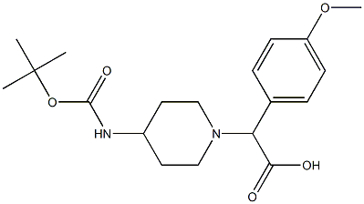 (4-tert-butoxycarbonylamino-piperidin-1-yl)-(4-methoxy-phenyl)-acetic acid