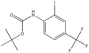 tert-butyl 2-iodo-4-(trifluoromethyl)phenylcarbamate