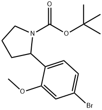 tert-butyl 2-(4-bromo-2-methoxyphenyl)pyrrolidine-1-carboxylate