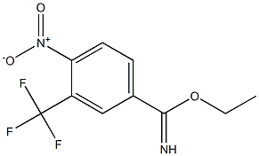 4-nitro-3-trifluoromethyl benzimidic acid ethyl ester